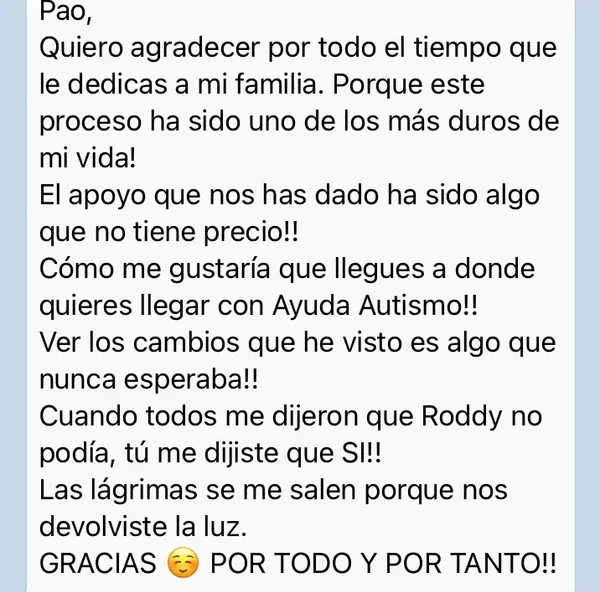 Mensaje de una mamá agradeciendo el apoyo a su familia: cuando todos le dijeron que su hijo no podía, Paola le dijo que sí.
